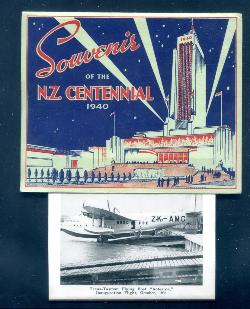 1940 NZ Centennial Souvenir in form of fold out ... Image 1++