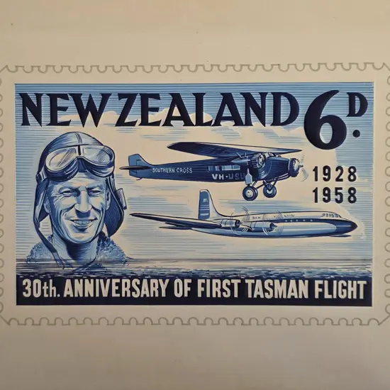 1958 (27th Aug) 6d 30th Anniv of Kingsford Smith's ...