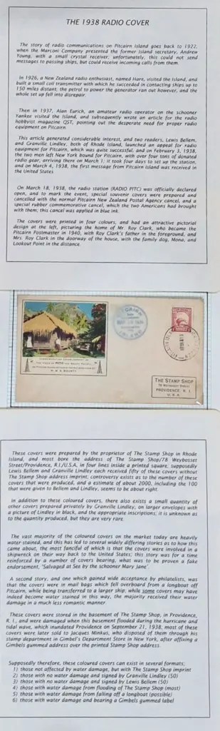 Pitcairn Is 1938 (18th Mar) Establishment of the ... Image 1++