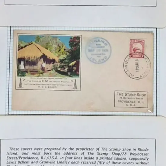 Pitcairn Is 1938 (18th Mar) Establishment of the ...