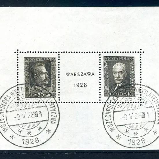 1928 Philatelic Exhibition M/S F/U with ...