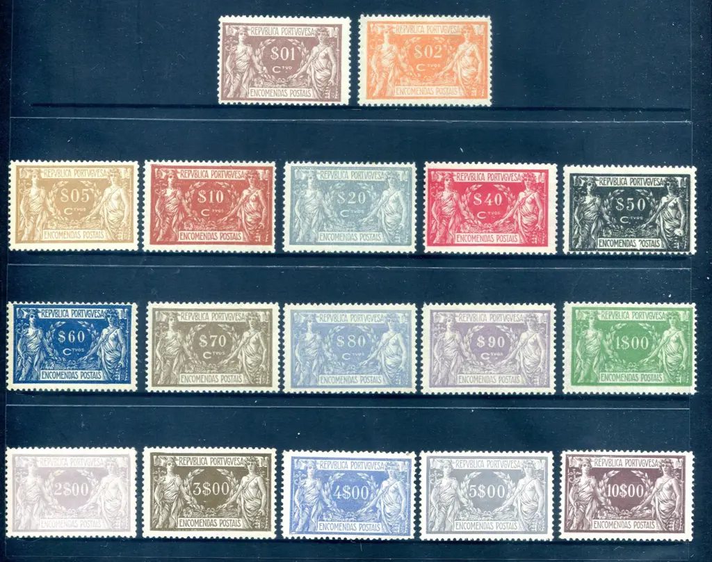 1920/22 Parcel Post set of 17. All MLH. SG P578/95 ... Image 1++