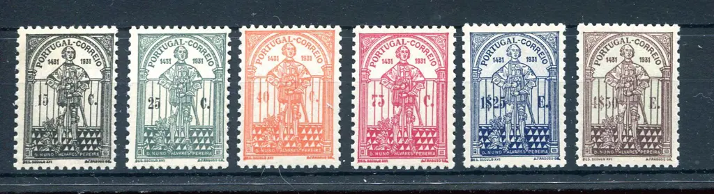 1931 Pereira set of 6. Fine MLH. SG 859/64, Cat. ... Image 1++
