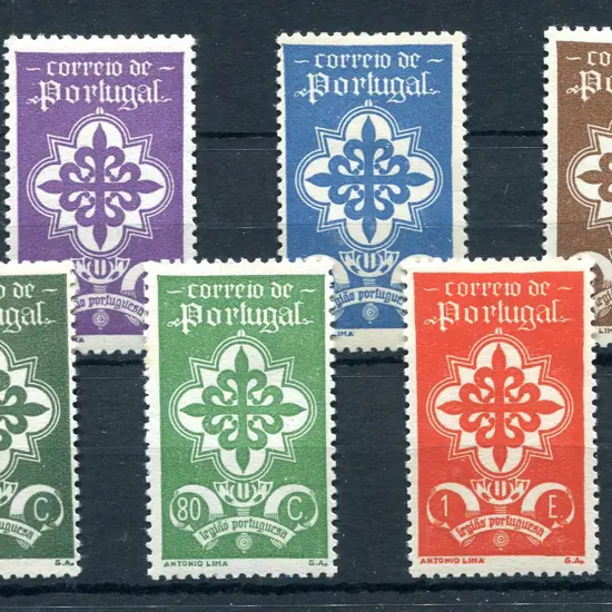 1940 Portuguese Legion set of 8. Fresh MLH. SG ...