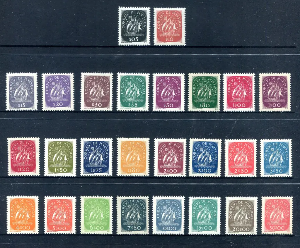 1943 Caravel defins complete as per SG Cat. incl ... Image 1++