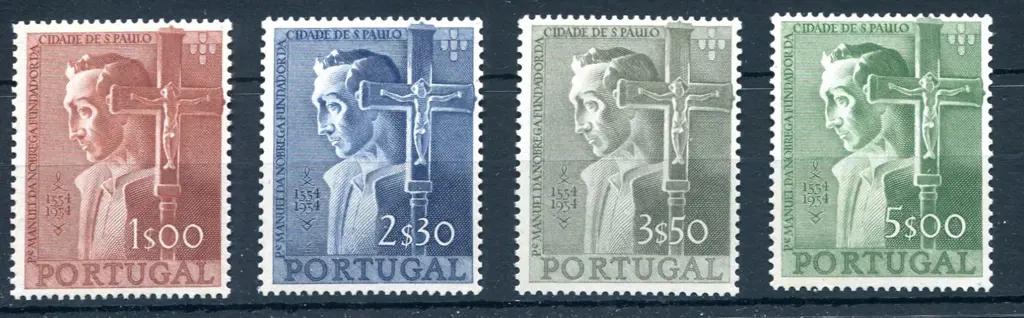 1954 4th Century of Sao Paolo set of 4. Fine MUH. ... Image 1++