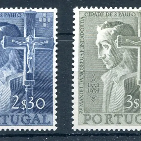 1954 4th Century of Sao Paolo set of 4. Fine MUH. ...