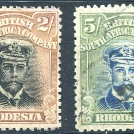 1917/20 2/- deep black & yellow-brown (SG 255j, ...