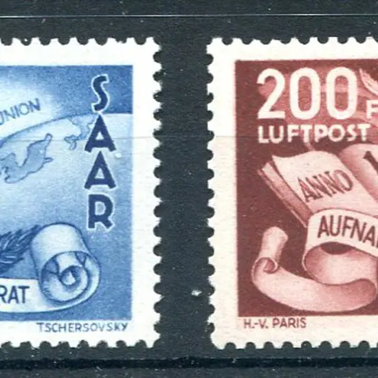 1950 Council of Europe. Fine MUH pair. SG 294/95, ...