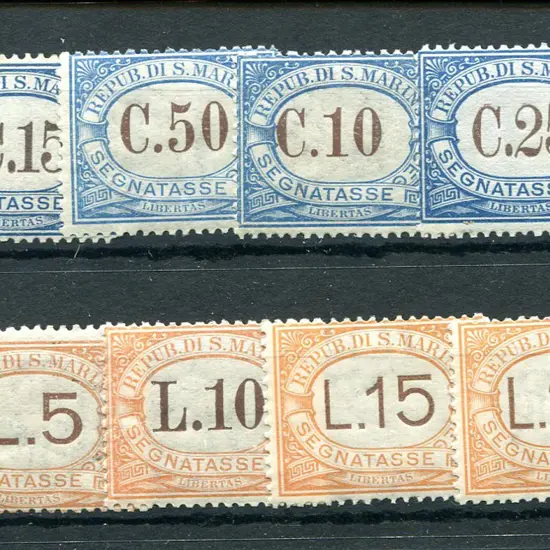 1925/39 Postage Due set excl 20¢, 40¢ & 2l vals. ...