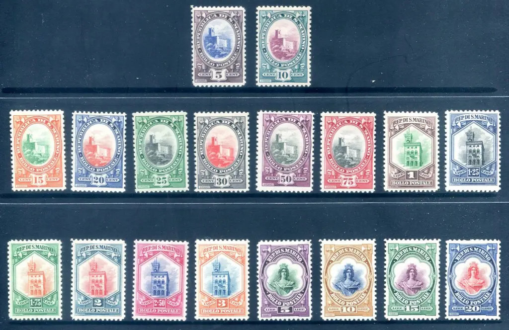 1929/35 Defin set to 20l (excl 3l70). Mixed ... Image 1++