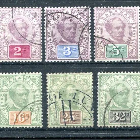 1888/97 Charles Brooke defins set to $1 excl  4¢ ...
