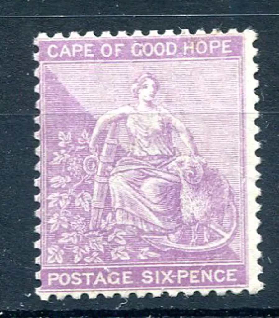 1882/83 6d mauve, CA wmk. MLH, centred left. SG ... Image 1++