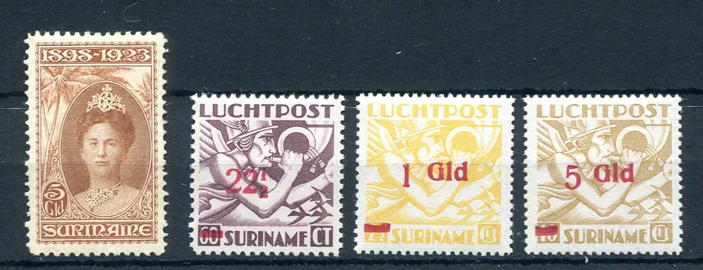 1923 5g brown Queen's Silver Jubilee MVLH & 1945 ... Image 1++