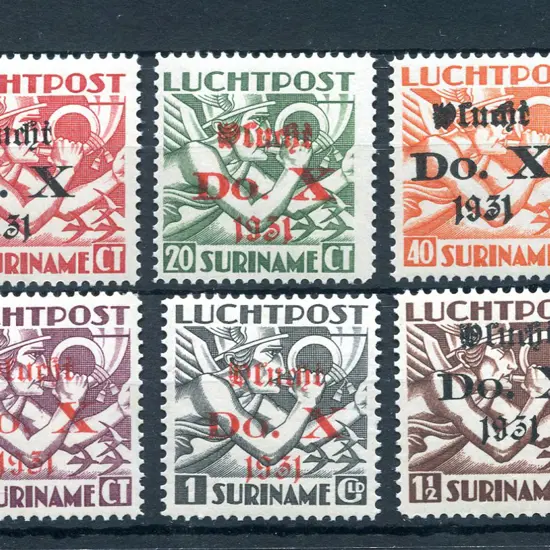 1931 "Dormer 10" Flight set (excl 15¢). MLH with ...