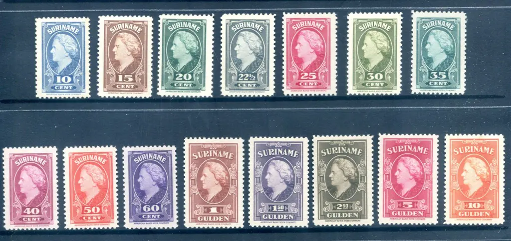 1945 10¢ to 10g Defins. Vals to 60¢ MVLH with ... Image 1++