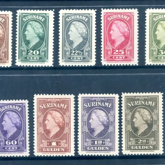 1945 10¢ to 10g Defins. Vals to 60¢ MVLH with ...