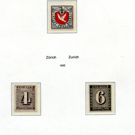 Switzerland 1843/50 Cantonal replicas/forgeries ...