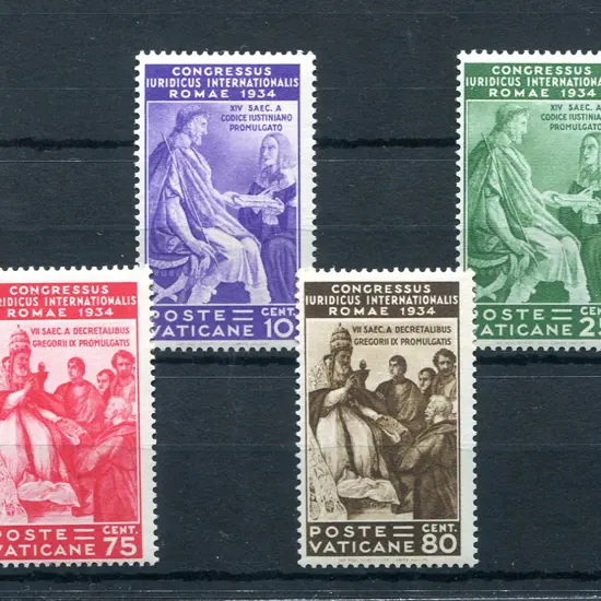 1934 Juridical Congress set of 6. MLH with light ...