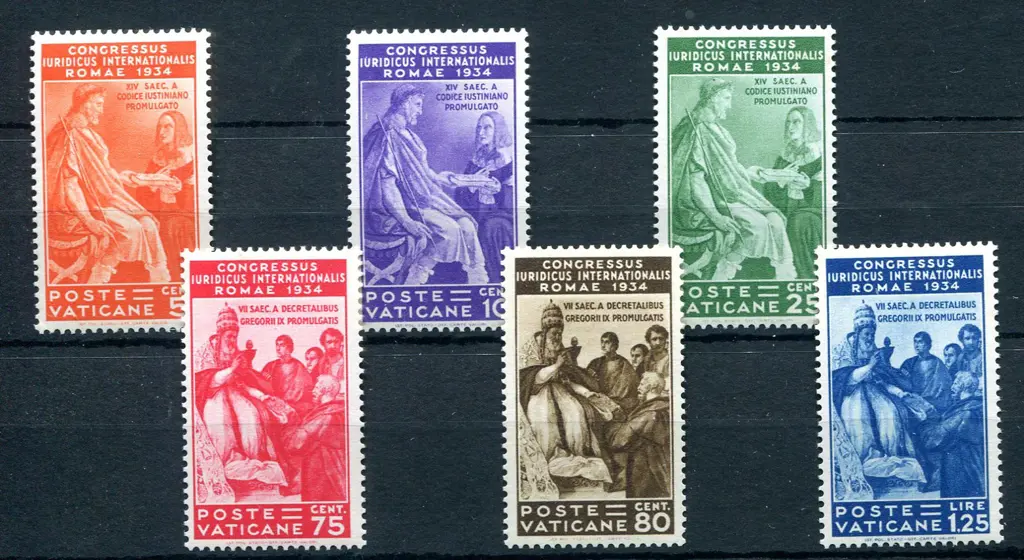 1935 Juridical Congress set of 6. Fresh MLH. SG ... Image 1++