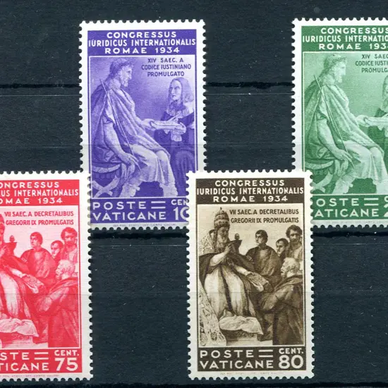 1935 Juridical Congress set of 6. Fresh MLH. SG ...