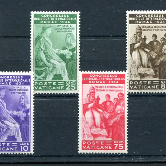 1935 Juridical Congress set of 6. Fine MVLH. SG ...