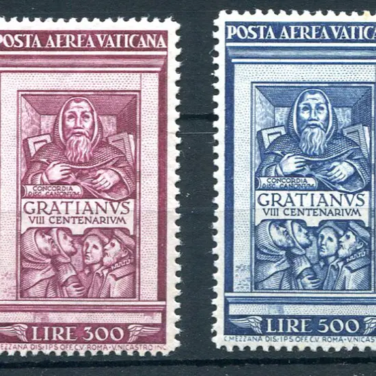 1951 Gratian Decree pair. Fresh MLH. SG 173/74, ...