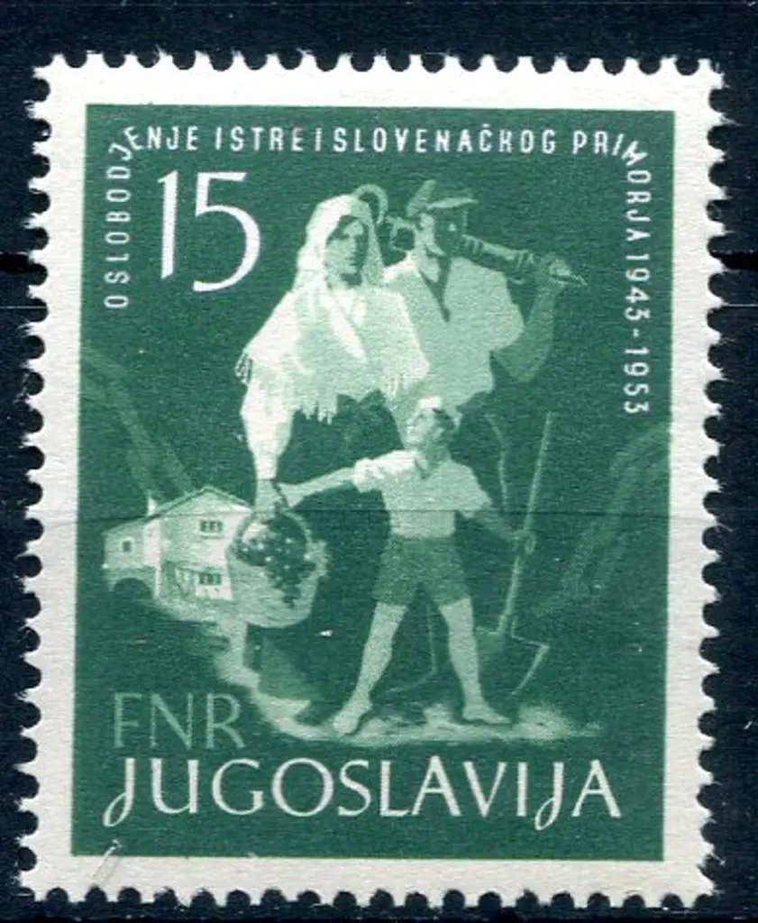 1954 10th Anniv of Liberation of Istra Coast. Fine ... Image 1++