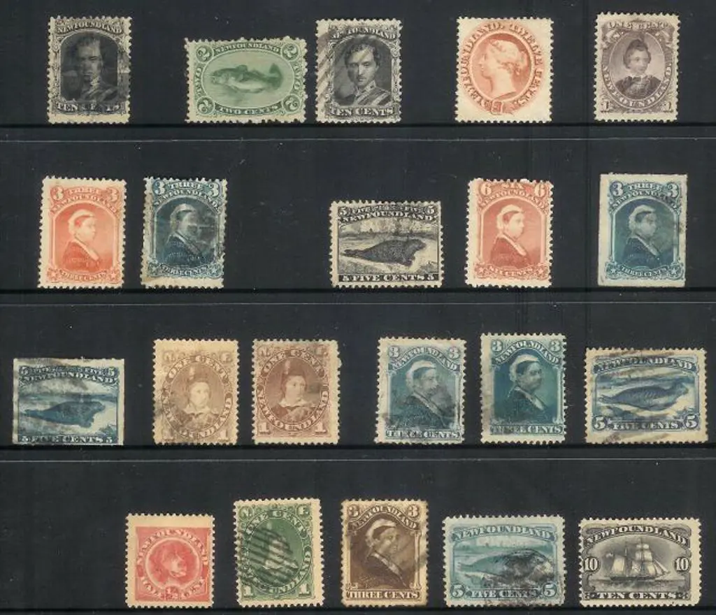 Newfoundland 1865-1888 range of mint & used incl. ... Image 1++