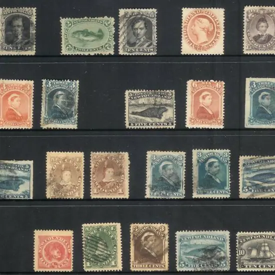 Newfoundland 1865-1888 range of mint & used incl. ...