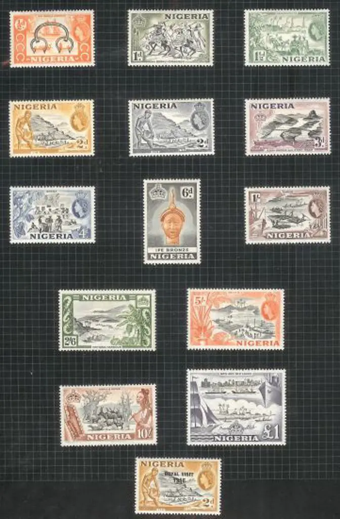 Nigeria KGVI to 5/- (incl ''a'' nos to 1/-), ... Image 1++