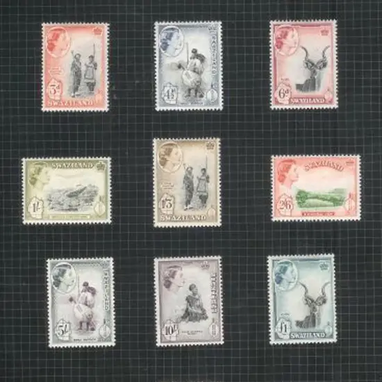 Swaziland range neatly presented incl 1956 to £1, ...