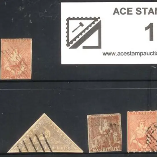 Forgeries CGH 1d & 6d triangulars, Victoria 1d ...