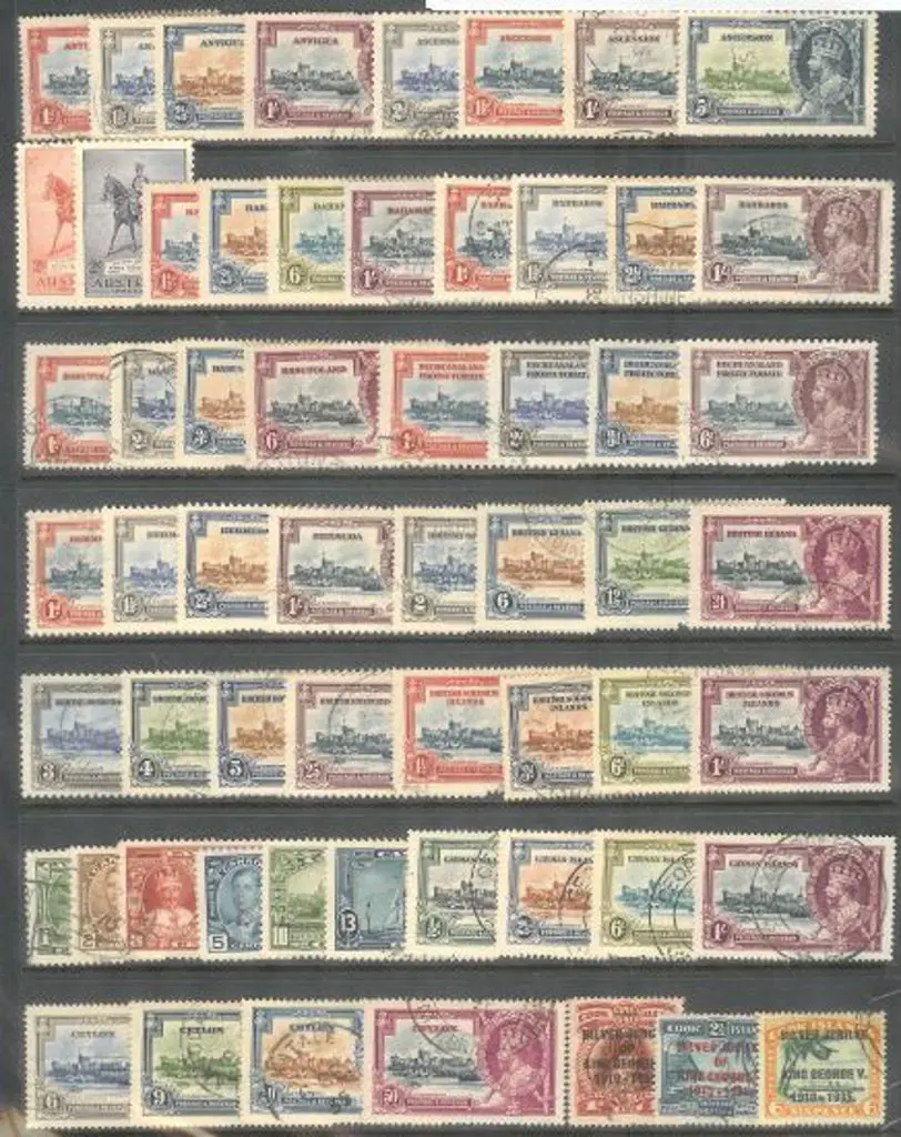 1935 KGV Silver Jubilee Omnibus fine used ... Image 1++