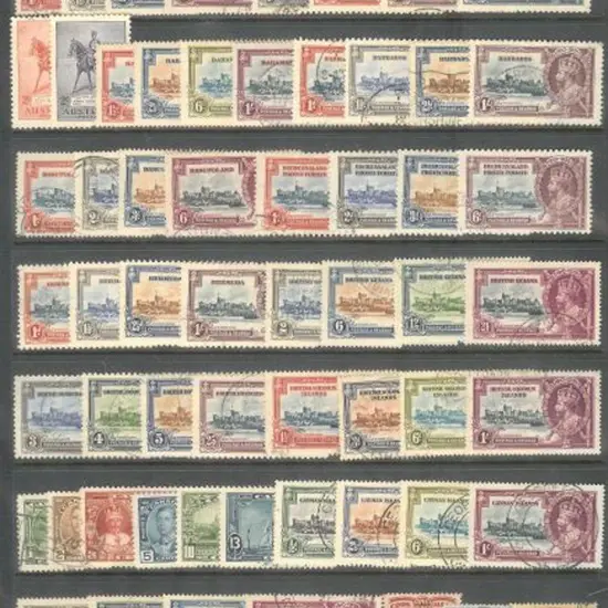 1935 KGV Silver Jubilee Omnibus fine used ...