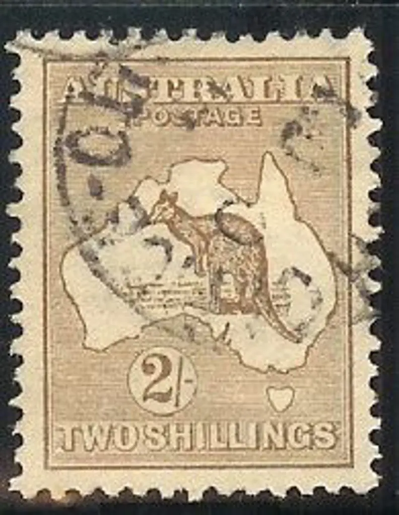 1913 2/- kangaroo well-centred, light cds & good ... Image 1++
