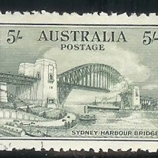 1932 5/- Sydney Harbour Bridge. Fine used/CTO ...