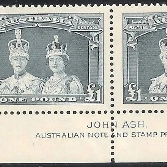 1938 Robes set of 3 to £1 on thick paper in ...