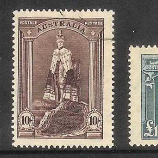 1948/49 Robes set of 3 to £1 on thin paper. Fine ...