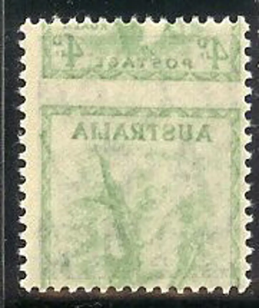 1942 4d green koala with very strong offset. MUH ... Image 1++