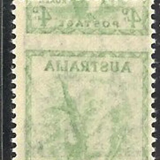 1942 4d green koala with very strong offset. MUH ...
