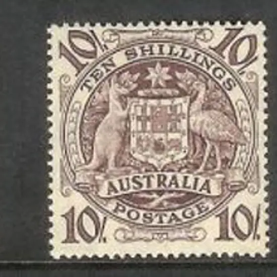 1949/50 Arms set of 5 to £2 with 5/- on thin paper ...