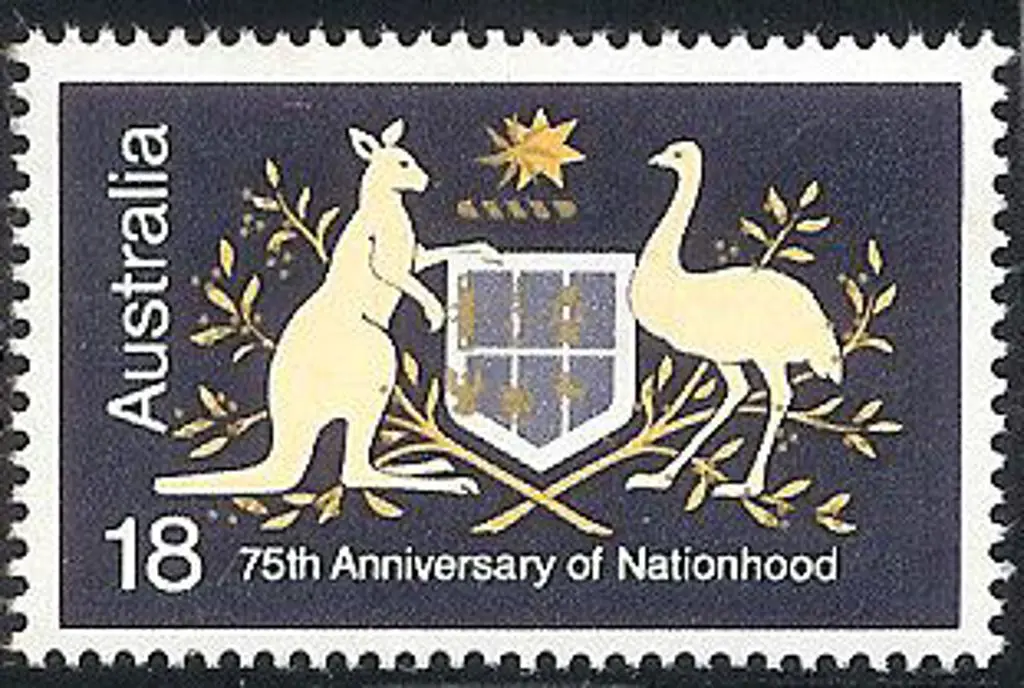 1976 18c Nationhood Die II with misplaced gold. ... Image 1++