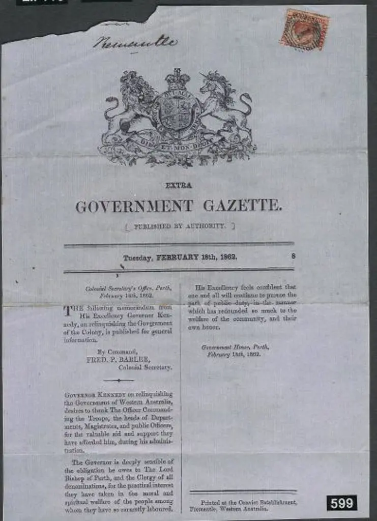 1862 Government Gazette published on Tuesday 13th ... Image 1++