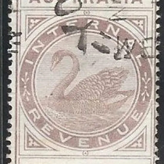1897 2/6d dull purple postal fiscal fine used by ...