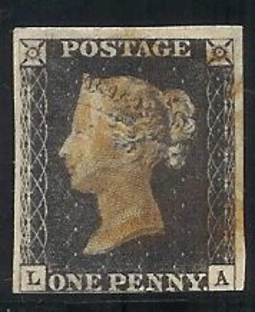 1840 1d black. Lightly used leaving clear profile ... Image 1++