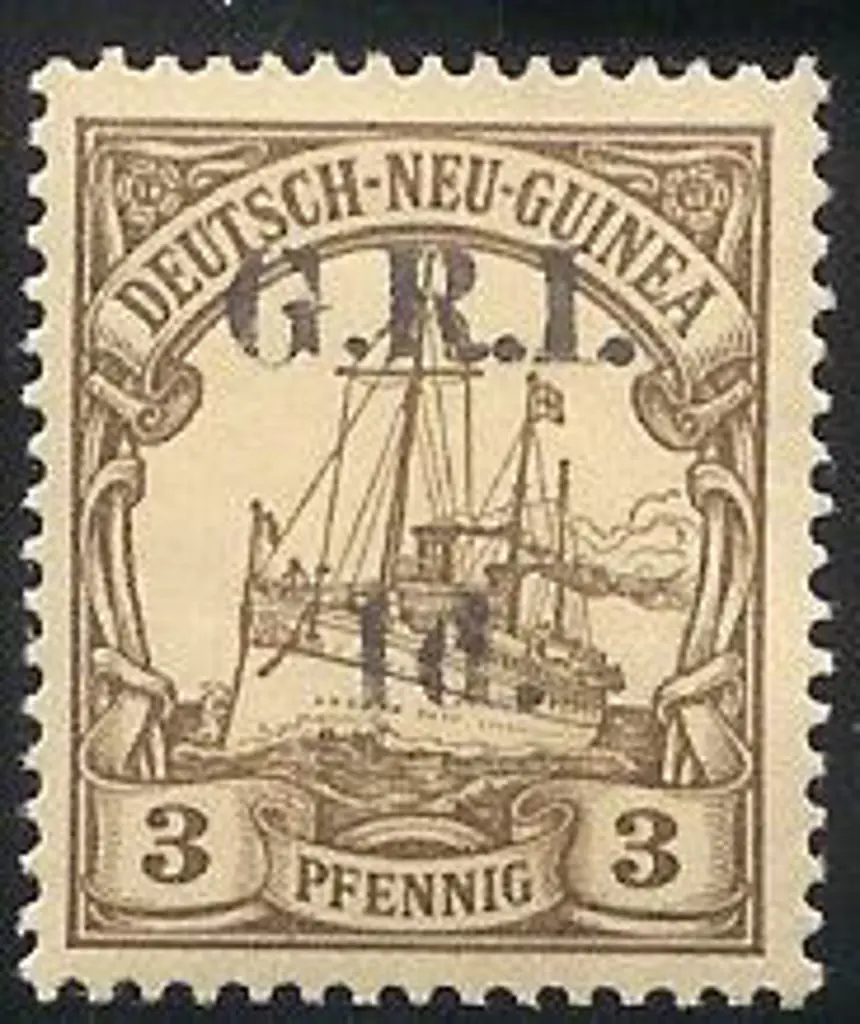 1914 GRI 1d. on 3pf yacht. MLH in fresh cond. SG 1 ... Image 1++
