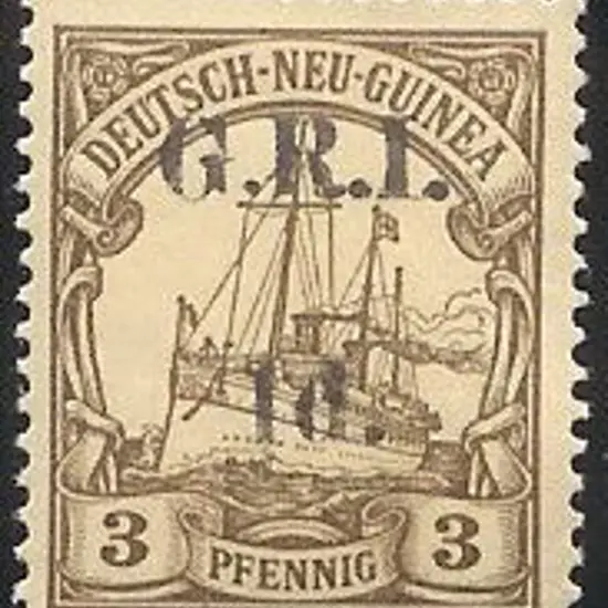 1914 GRI 1d. on 3pf yacht. MLH in fresh cond. SG 1 ...