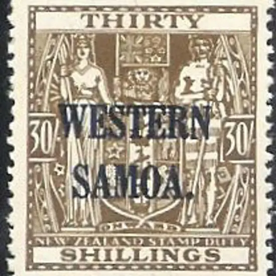 1945/53 30/- brown Mult wmk. Superb fresh MUH SG ...