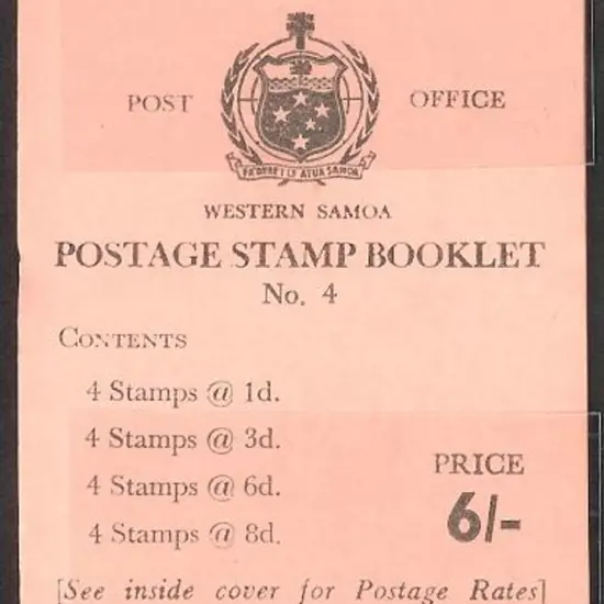 1958 6/- booklet with pink cover. Only 100 ...